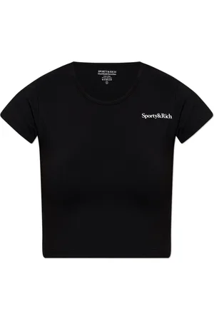 Sporty & Rich Top, Dame, Sort, XS, Core Collection Top
