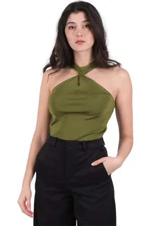 Drykorn Top, Dame, Grøn, XS, Grøn Strik Top