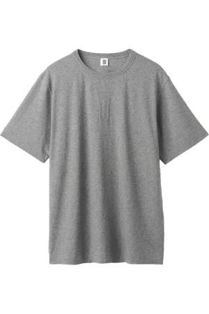 By Malene Birger Top, Dame, Grå, S, Bomuld, Loose-Fit Bomulds T-shirt