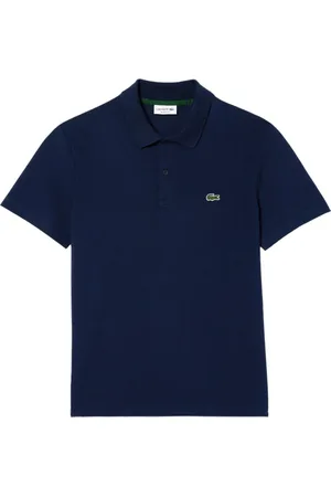 Lacoste Top, Herre, Blå, S, Bomuld, Klassisk Polo Skjorte Navy Bomuld Polyester