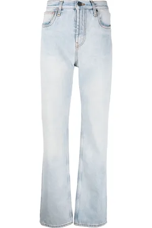 Etro Jeans, Dame, Blå, W30, Bomuld, Straight-Leg Jeans