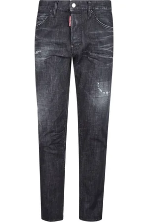 Dsquared2 Jeans, Herre, Sort, XS, Uld, Stilfulde Jeans til Mænd