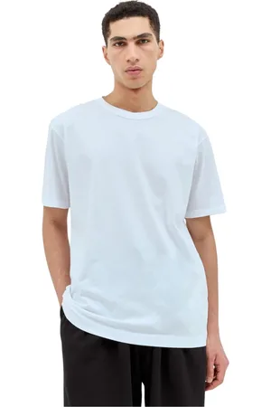 DRIES VAN NOTEN Top, Herre, Hvid, M, Bomuld, Cotton Jersey Crewneck T-Shirt