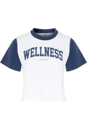 Sporty & Rich Top, Dame, Hvid, XS, Polyester, Color Block Cropped Leggings