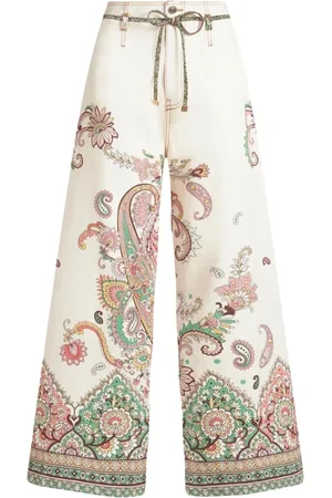 Etro Bukser, Dame, Flerfarvet, W26, Denim, Denim Jeans i Hvid