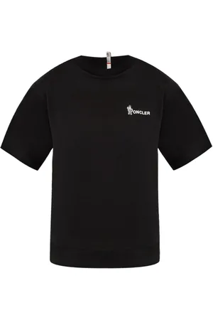 Moncler Top, Dame, Sort, S, Bomuld, Grenoble Ss T-shirt