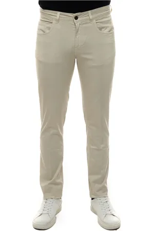 FAY Bukser, Herre, , W42, Bomuld, 5-pocket Slim Bukser