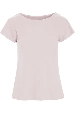 Bitte Kai Rand Top, Dame, Lyserød, XS, Bomuld, Ribstrikket T-shirt Lyserød