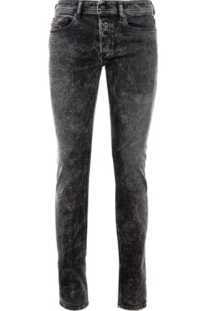 Diesel Jeans, Herre, Sort, W32, Bomuld, Sleenker-X L.32 Jeans