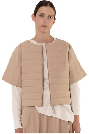 Chie Mihara Jakke, Dame, , M, Tyl, Kimono Style Quiltet Vest