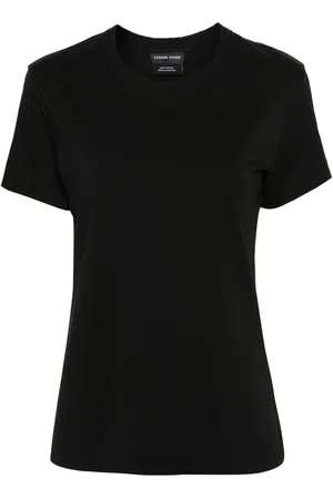 Canada Goose Top, Dame, Sort, XS, Bomuld, Broadview Crewneck T-Shirt