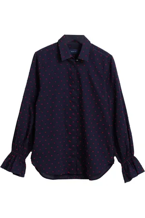 GANT Bluser & Skjorter, Dame, Blå, XL, Ele Skjorte