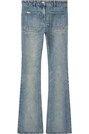 Courrèges Jeans, Dame, Blå, W29, Bomuld, Flared Leg Jeans