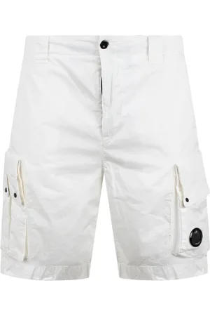 C.P. Company Shorts, Herre, Hvid, L, Bomuld, Cotton Cargo Shorts
