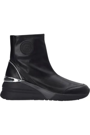 Liu Jo Sko, Dame, Sort, 41 EU, Læder, Alyssa 06 Mid Sneaker Boot