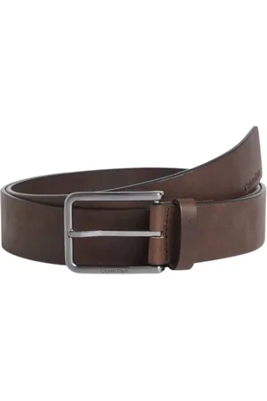 Calvin Klein Tilbehør, Herre, Brun, 125 CM, Læder, Herrebælte