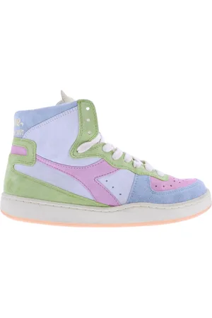 Diadora Sko, Dame, Flerfarvet, 36 1/2 EU, Rainbow Mi Basket Sneakers
