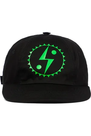 Stella McCartney Tilbehør, Dame, Sort, S, Bomuld, Logo Baseball Cap