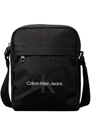 Calvin Klein Taske, Herre, Sort, ONE SIZE, Polyester, Sort Polyester Messenger Taske