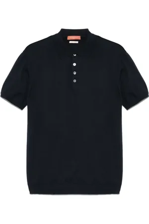 Daniele Fiesoli Top, Herre, Blå, L, Bomuld, Blå Bomuldst-shirt Stilfuldt Design