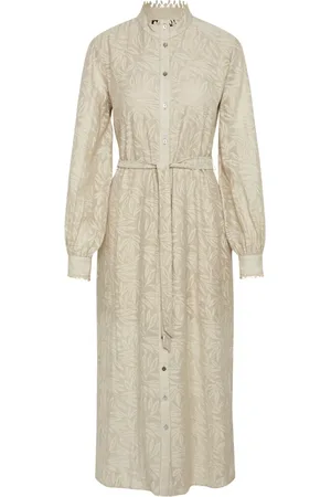 Bruuns Bazaar Kjole, Dame, , 2XL, Nylon, Pufærme Broderet Kjole