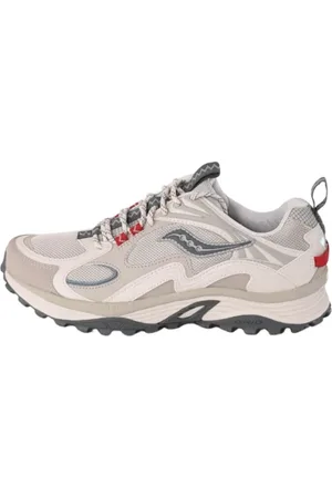 Saucony Sko, Herre, Flerfarvet, 44 EU, Mesh Grid Sneakers med reflekterende detaljer