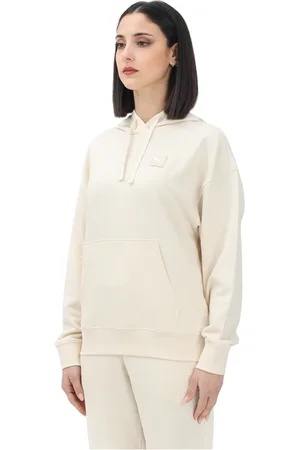 PUMA Sweathshirts & Hoodies, Dame, , M, Creme Hættetrøje Elevated Stil