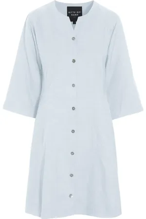 Bitte Kai Rand Kjole, Dame, Blå, 2XL, Rayon, Blå Cool Kumamoto Kjole