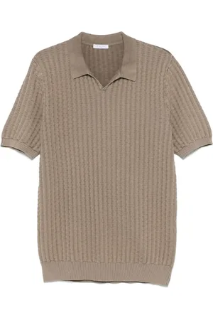 Boglioli Top, Herre, , XL, Strikket Polo Shirt