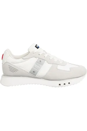 Blauer Sko, Herre, Hvid, 43 EU, Læder, Lace-Up Tokyo Sneakers