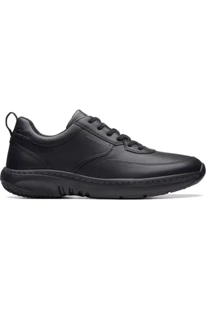 Clarks Sko, Herre, Sort, 42 EU, Læder, Pro Lace Sneakers