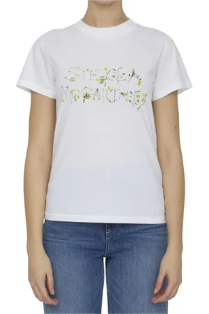 Stella McCartney Top, Dame, Hvid, XS, Bomuld, T-shirts