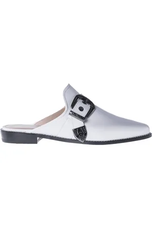 Stuart Weitzman Sko, Dame, Hvid, 36 EU, Læder, Hvide læder mules