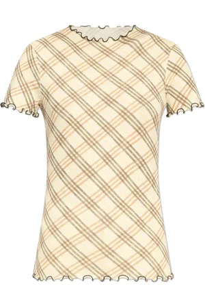 Burberry Top, Dame, , M, Bomuld, Top med tern