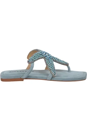 Alma en Pena Sko, Dame, Blå, 40 EU, Stjerne flad sandal