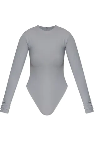 Entire Studios Top, Dame, Grå, M, Nylon, Langærmet Bodysuit