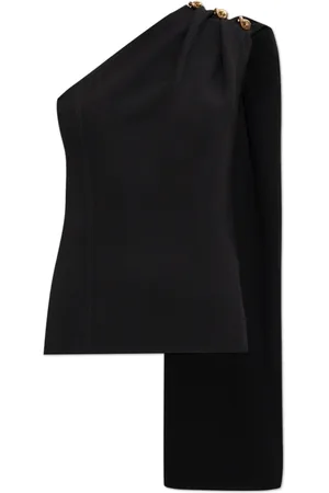 Bottega Veneta Top, Dame, Sort, XS, Uld, One Shoulder Top