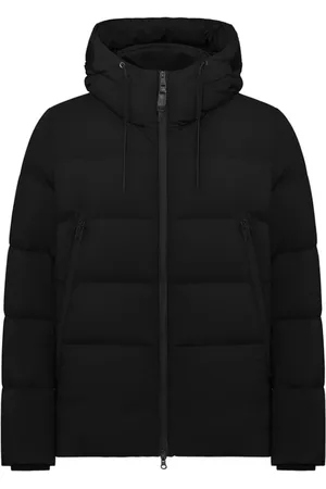 Duno Jakke, Herre, Sort, 2XL, Uld, Hætte Bi-Stretch Teknisk Stofjakke