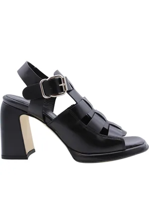 Laura Bellariva Sko, Dame, Sort, 38 EU, Læder, Sandra Højhælede Sandaler