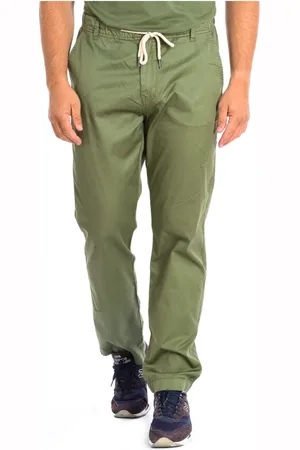 La Martina Bukser, Herre, Grøn, M, Bomuld, Slim-fit Bukser