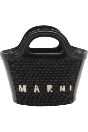 Marni Taske, Dame, Sort, ONE SIZE, Bomuld, Tropicalia Micro Satchel Taske