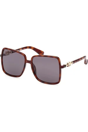 Max Mara Tilbehør, unisex, Brun, 58 MM, Solbriller