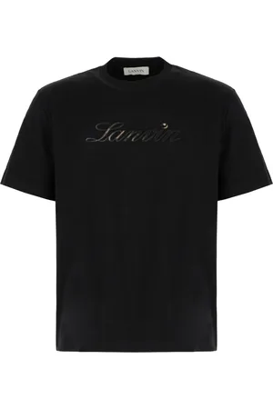 Lanvin Top, Herre, Sort, XL, Bomuld, Casual Bomulds T-shirt