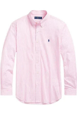 Ralph Lauren Skjorte, Herre, Lyserød, XL, Bomuld, Casual Skjorte