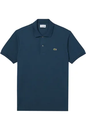Lacoste Top, Herre, Blå, M, Bomuld, Blå Polo Skjorte Classic Fit