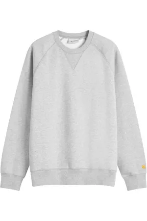 Carhartt Sweathshirts & Hoodies, Herre, Grå, XL, Bomuld, Chase Ash Grey Sweater