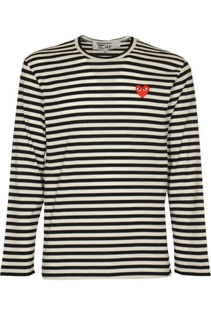 Comme des Garçons Top, Herre, Flerfarvet, M, Uld, Stilfulde T-shirts og Poloshirts