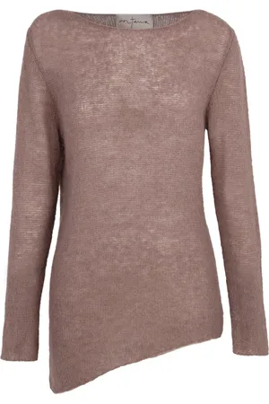 Cortana Strik, Dame, Brun, S, Uld, Alpaca Merino Silke Langærmet Trøje