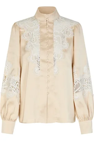 Crās Bluser & Skjorter, Dame, , XL, Satin, Aurelia Shirt