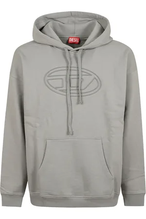Diesel Sweathshirts & Hoodies, Herre, Grå, L, Bomuld, Grå Sweater